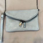 Urban Expression Urban expressions mini greyish blue crossbody wristlet roomy for its size EUC Photo 1