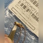 Judith Ripka New  14k Yellow Gold Morganite & Diamond 1.40 cttw Necklace Photo 5