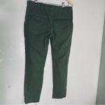 NILI LOTAN $345 Jenna Pant in Camo Green Flat Front Low Photo 5