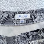 She & Sky Boutique Snakeskin Skirt Photo 3
