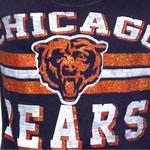 NFL  Chicago bears blue top with their logo across front! Photo 1