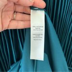 Adrianna Papell  Teal Blue Shirred Caplet Embellished Pleated Skirt Gown NWT 8 Photo 6
