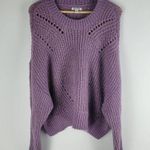 Elizabeth and James Open Stich Chunky Knit Sweater Long Sleeve Size XL Photo 1