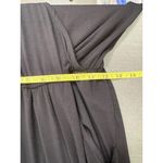 Loveappella Lovcappelia Black Surplice Jumpsuit Soft Stretch Knit with Pockets & Cuffed Hem Photo 9