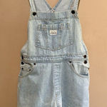 Levi's Vintage Bib Womens Overalls Shorts Shortalls 90s Y2K Size XL Light Wash Photo 0