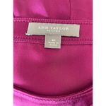 Ann Taylor  Women Skirt  8P Purple Fit And Flare Hem Side Zip Dressy Satiny Fairy Photo 1