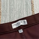 Abercrombie & Fitch The 90’s Straight Ultra High Rise Brown Faux Leather Pant 33 Photo 8
