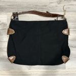 Rampage NWT  Fifty Five Large Western Shoulder Bag Purse Black Brown Adjustable Photo 8