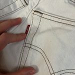 RE/DONE White low rise redone levis straight jeans Photo 9