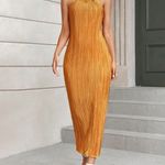 SheIn Gold/orange Maxi Dress  Photo 1
