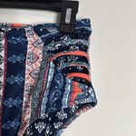 Cupshe Strappy Bikini Bottoms Boho paisley High Waist Size M Photo 2