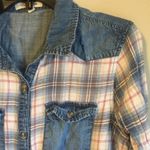 Life in Progress  medium plaid button dow Photo 2