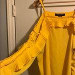 Ashley Stewart  Yellow Ruffle Skirt Photo 1