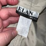 Elan Womens Summer Pants Bootcut Lightweight Drawstring Beach Beige Tan Large Photo 5