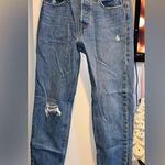 Levi's Levi’s Wedgie Straight Distressed Jeans Photo 4