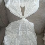 Olivaceous White Dress Photo 0