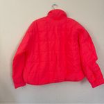 Free People NWOT FP MOVEMENT PIPPA PACKABLE PUFFER JACKET NEON CORAL Photo 9