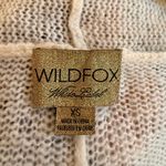 Wildfox White Label NWOT Cream & Pink Gothic Cross Slouch Open Cardigan Photo 5