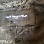 Karl Lagerfeld Studded Quilted Leather Crop Jacket in Black Size Small NWT Photo 3