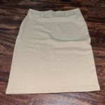 Tan Midlength Skirt That Stretches Size M Photo 5