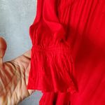 Paris Atelier & other stories Long Sleeve size 8 Ruffle Red Polka Dot dress Photo 7