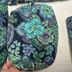 Vera Bradley Blue and Green Paisley 6 piece Tote Set Photo 4