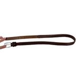 Talbots VTG 100% Genuine Leather Brown Braided Western Belt Photo 10