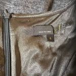 Donna Karan Wool Blend Ruffle Faux Leather Panels Size 4 Blouse Photo 10