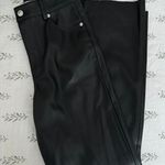 ZARA Straight leg Leather Pants Photo 0