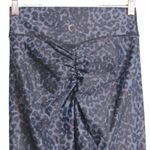 Zyia  Womens Leggings Pants Gray Blue Mid Rise Stretch Workout Leopard Print 4 Photo 4