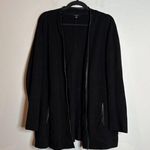 Talbots  black knit open sweater blazer Photo 0