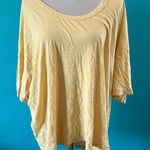 American Eagle NWT Outfitters Yellow Oversized Basic Casual T Shirt Size XL Photo 0