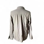 BKE  Eased Womens Long Sleeve Button Up Shirt Taupe Size L Photo 1