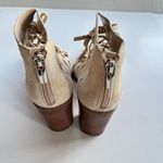 Vince Camuto  Tressa‎ Natural Beige Perforated Sandal Chunky Heel Size 7M … Photo 7