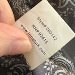 Trina Turk  | Charcoal Gray Paisley Lined Wool Silk Blend Blazer Jacket, Size XS Photo 5