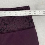Lululemon  Leggings Purple Geometric Print Athletic Yoga Pants‎ Womens Size 6 (S) Photo 2
