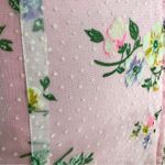 VINTAGE Pink Swiss Dots Floral Prairie Dress Size undefined Photo 7