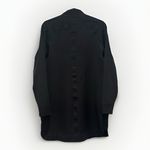 Garnet Hill  Size‎ XS Black Longline Bomber Full Zip Jacket Water-Resistant Coat Photo 10