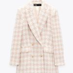 ZARA Blogger's Fav| NWT  Textured Double Breasted Blazer Photo 8