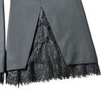 ZARA Woman Black lace tiered Cropped flare Pants Size SMALL Photo 6