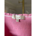 Love Shack Fancy Miri Floral Smocked Maxi Dress Pink Cottagecore Luxury M Ruffle Photo 3