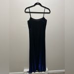 American Vintage Vintage Betsy & Adam by Jaslene Gown 12P Fits Modern 6 Beaded Maxi Slip Dress Photo 5