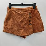 PacSun  Brown Tan Corduroy Pants Shorts Skort Size 27 XS Photo 0