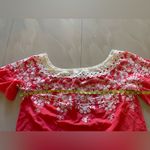 Flying Tomato Summer Tropical floral crochet orange White top plus Size 2X Photo 11
