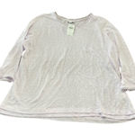 NWT J.Jill Love Linen Pale Orchid Top Size Large Purple Photo 0