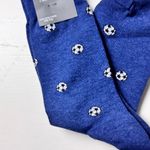J.Crew  Blue and White Casual Soccer Ball Socks NWT Sz OS Photo 2