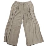 Rachel Roy  Women's Wide-Leg Pants Brown M Flowy Casual Pleated Photo 0