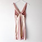 Cynthia Rowley Shimmering Siren Cowl Neck Mini Dress Photo 3