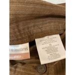 No Boundaries  brown pin stripe dress capris Photo 1