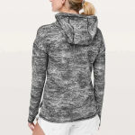 Lululemon  Pullover Forever Endeavour Long Sleeve in Jacquard White Black size 8 Photo 5